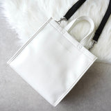 メゾンマルジェラ エムエムシックス レザー 2way ショルダーバッグ ハンドバッグ ホワイト - NEWSED