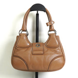 プラダ トライアングルロゴ サフィアーノ レザー 2way ハンドバッグ ショルダーバッグ ブラウン - NEWSED