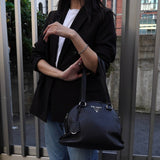 プラダ サフィアーノ レザー 2way トートバッグ ショルダーバッグ ブラック - NEWSED