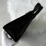 サルバトーレ フェラガモ ヴァラリボン 2way レザー ハンドバッグ ショルダーバッグ 自立型 ブラック - NEWSED