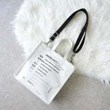 メゾンマルジェラ エムエムシックス レザー 2way ショルダーバッグ ハンドバッグ ホワイト - NEWSED