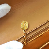 グッチ レディロック レザー 2way ハンドバッグ ショルダーバッグ キャメル - NEWSED