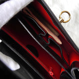 セリーヌ ガンチーニ金具 レザー 2way ショルダーバッグ ハンドバッグ ブラック - NEWSED