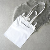 エムエムシックス メゾンマルジェラ ロゴ キャンバス 2way トートバッグ ハンドバッグ ホワイト タグ付き未使用品 - NEWSED