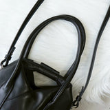 メゾンマルジェラ エムエムシックス レザー 2way ジャパニーズバッグ ハンドバッグ ショルダーバッグ ブラック - NEWSED