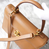 グッチ レディロック レザー 2way ハンドバッグ ショルダーバッグ キャメル - NEWSED