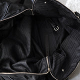 プラダ ポコノ テスート ナイロン/ レザー 2way ボストンバッグ ブラック - NEWSED