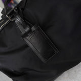 プラダ ポコノ テスート ナイロン/ レザー 2way ボストンバッグ ブラック - NEWSED