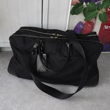 プラダ ポコノ テスート ナイロン/ レザー 2way ボストンバッグ ブラック - NEWSED