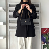 ディオール シャドー トロッター キャンバス / レザー 2way チェーンショルダー ショルダーバッグ ブラック - NEWSED