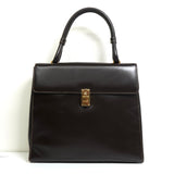 ロエベ ケリー型 自立型 2way レザー ハンドバッグ ショルダーバッグ ブラウン - NEWSED