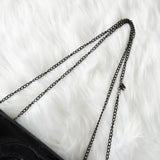 シャネル ノベルティ ココマーク パテントレザー 2way チェーン ショルダーバッグ ブラック - NEWSED