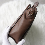 セリーヌ ラゲージ ナノショッパー レザー 2WAY ハンドバッグショルダーバッグ ブラウン - NEWSED