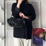 プラダ レザー リボン 2way ハンドバッグ ショルダーバッグ ブラック ギャランティーカード付き - NEWSED