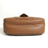 プラダ トライアングルロゴ サフィアーノ レザー 2way ハンドバッグ ショルダーバッグ ブラウン - NEWSED