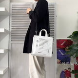 メゾンマルジェラ エムエムシックス レザー 2way ショルダーバッグ ハンドバッグ ホワイト - NEWSED