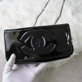 シャネル ノベルティ ココマーク パテントレザー 2way チェーン ショルダーバッグ ブラック - NEWSED