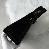 サルバトーレ フェラガモ ヴァラリボン 2way レザー ハンドバッグ ショルダーバッグ 自立型 ブラック - NEWSED