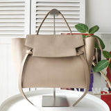 セリーヌ ベルトバッグ ミニ グレインドカーフスキン レザー 2way ハンドバッグ ショルダーバッグ ベージュ - NEWSED