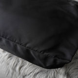 プラダ テスートナイロン / サフィアーノレザー 三角プレート 2way ハンドバッグ ショルダーバッグ ブラック - NEWSED