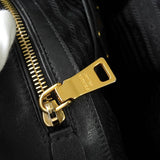 プラダ レザー 2way ハンドバッグ ショルダーバッグ ブラック - NEWSED