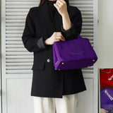 プラダ カナパ キャンバス 2way ハンドバッグ ショルダーバッグ パープル - NEWSED