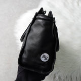 ディーゼル アイコン レザー 2way ハンドバッグ ショルダーバッグ ブラック - NEWSED