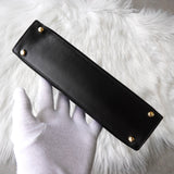 セリーヌ ガンチーニ金具 レザー 2way ショルダーバッグ ハンドバッグ ブラック - NEWSED