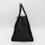 プラダ レザー 2way ハンドバッグ ショルダーバッグ 三角プレート ブラック - NEWSED