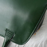 セリーヌ サークルロゴ レザー 2way ハンドバッグ ショルダーバッグ グリーン - NEWSED