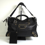 バレンシアガ ザ・シティ レザー 2way ハンドバッグ ショルダーバッグ ブラック - NEWSED