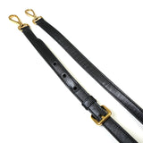 プラダ ロゴ ギャザー テスート ポコノ ナイロン 2way ハンドバッグ ショルダーバッグ ブラック - NEWSED