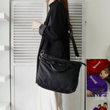 プラダ テスートナイロン / サフィアーノレザー 三角プレート 2way ハンドバッグ ショルダーバッグ ブラック - NEWSED