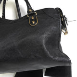 バレンシアガ ザ・シティ レザー 2way ハンドバッグ ショルダーバッグ ブラック - NEWSED