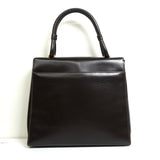 ロエベ ケリー型 自立型 2way レザー ハンドバッグ ショルダーバッグ ブラウン - NEWSED