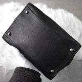 プラダ レザー 2way ハンドバッグ ショルダーバッグ 自立型 ブラック - NEWSED