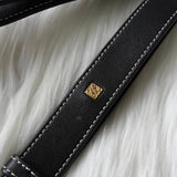 ロエベ ハンモック スモール レザー 2way ハンドバッグ ショルダーバッグ ネイビー - NEWSED