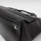 プラダ レザー 2way ハンドバッグ ショルダーバッグ 三角プレート ブラック - NEWSED