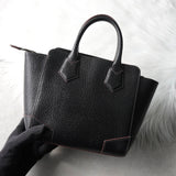 ヴィヴィアン ウエストウッド オーブ レザー 2way ハンドバッグ ショルダーバッグ ブラック - NEWSED