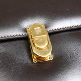 ロエベ ケリー型 自立型 2way レザー ハンドバッグ ショルダーバッグ ブラウン - NEWSED