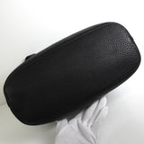 プラダ サフィアーノ レザー 2way トートバッグ ショルダーバッグ ブラック - NEWSED