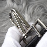 プラダ テスートナイロン / サフィアーノレザー 三角プレート 2way ハンドバッグ ショルダーバッグ ブラック - NEWSED