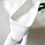 メゾンマルジェラ エムエムシックス レザー 2way ショルダーバッグ ハンドバッグ ホワイト - NEWSED