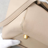 セリーヌ ベルトバッグ ミニ グレインドカーフスキン レザー 2way ハンドバッグ ショルダーバッグ ベージュ - NEWSED