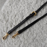 プラダ テスート ポコノ ナイロン/レザー 編み上げハンドル リボン ギャザー 2way ハンドバッグ ショルダーバッグ ブラック - NEWSED