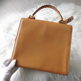 グッチ レディロック レザー 2way ハンドバッグ ショルダーバッグ キャメル - NEWSED