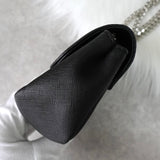 ヴィヴィアン ウエストウッド オーブ ヴィーガンレザー チェーン ミニ ショルダーバッグ 2way ポシェット シルバー ブラック - NEWSED