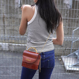 クロエ アビーロック 型押しクロコ レザー 2way ハンドバッグ チェーン ショルダーバッグ ブラウン - NEWSED