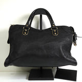 バレンシアガ ザ・シティ レザー 2way ハンドバッグ ショルダーバッグ ブラック - NEWSED