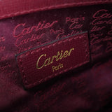 カルティエ マスト レザー 2way ミニボストンバッグ ショルダーバッグ ボルドー - NEWSED